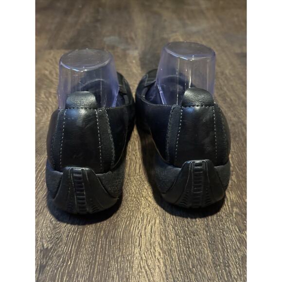 Merrell Spire Stretch MOCS QFoam Comfort Black Leather Loafers Slip On SZ 9.5 - Picture 6 of 9